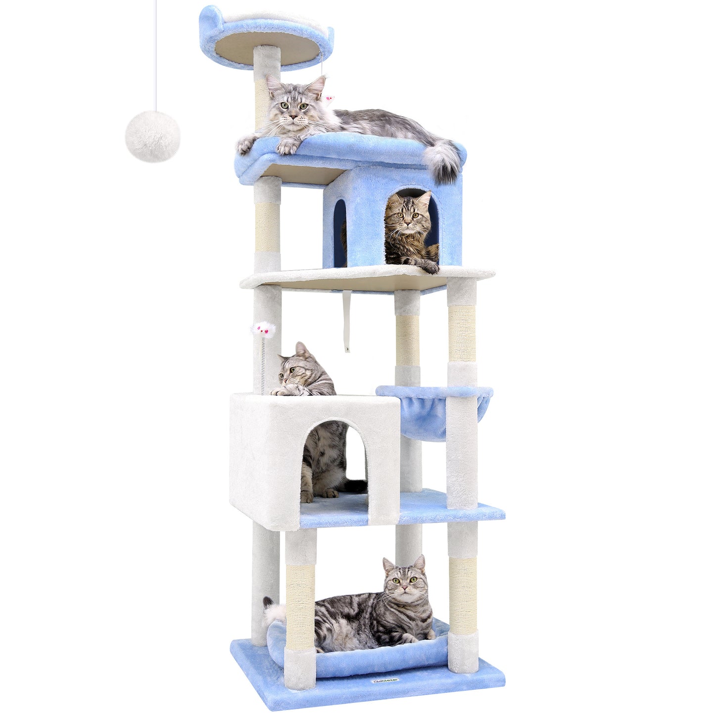 Marine Blue Cat Climbing Frame