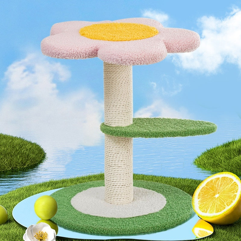 Peach Flower Cat Scratcher