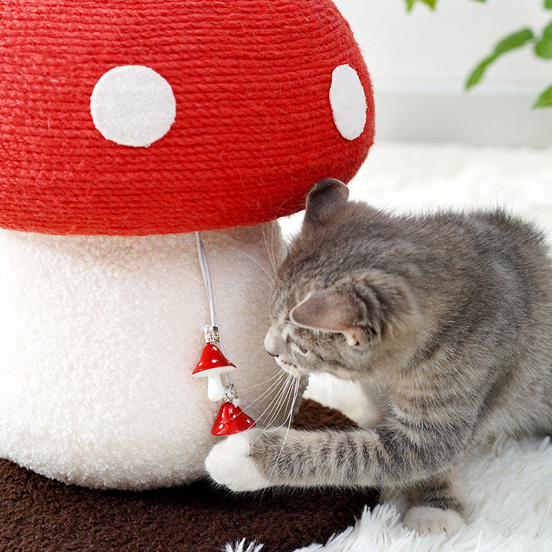 Red Mushroom Cat Climbing Frame